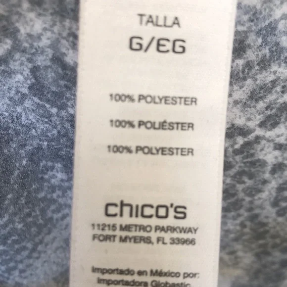 Animal Print Chicos blouse - Picture 4 of 4